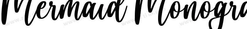 Mermaid Monogram Reg字体转换